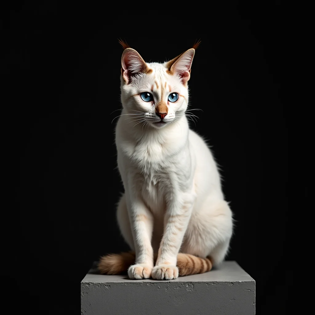 Snowshoe cat photo