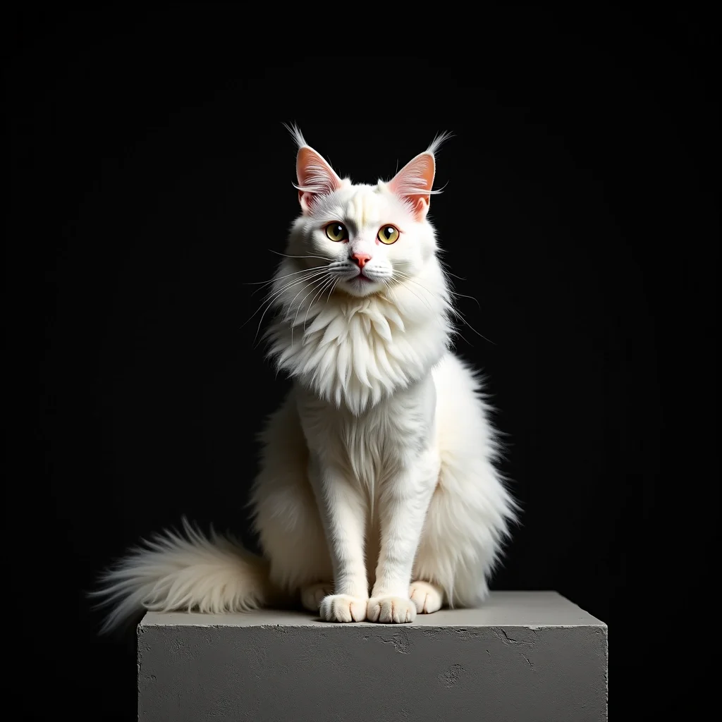 Turkish Angora cat photo